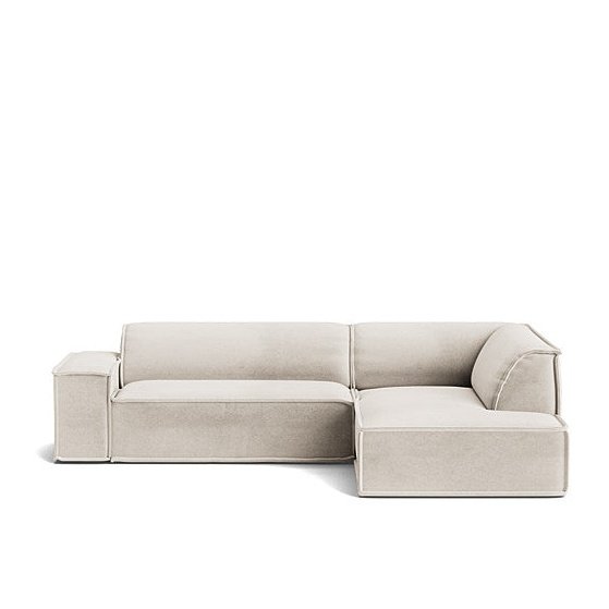 Maxi Velvet 3 Seater Corner Sofa