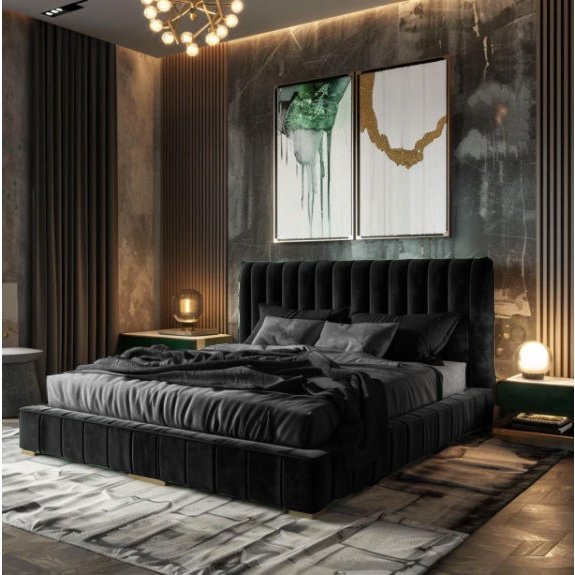 Estrella Velvet Bed