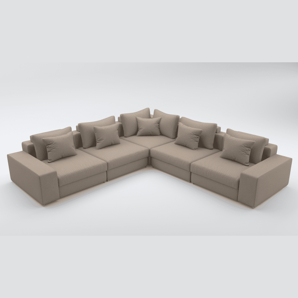 Crown Corner 5 Seater Sofa
