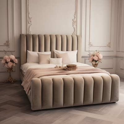 Aster Velvet Bed