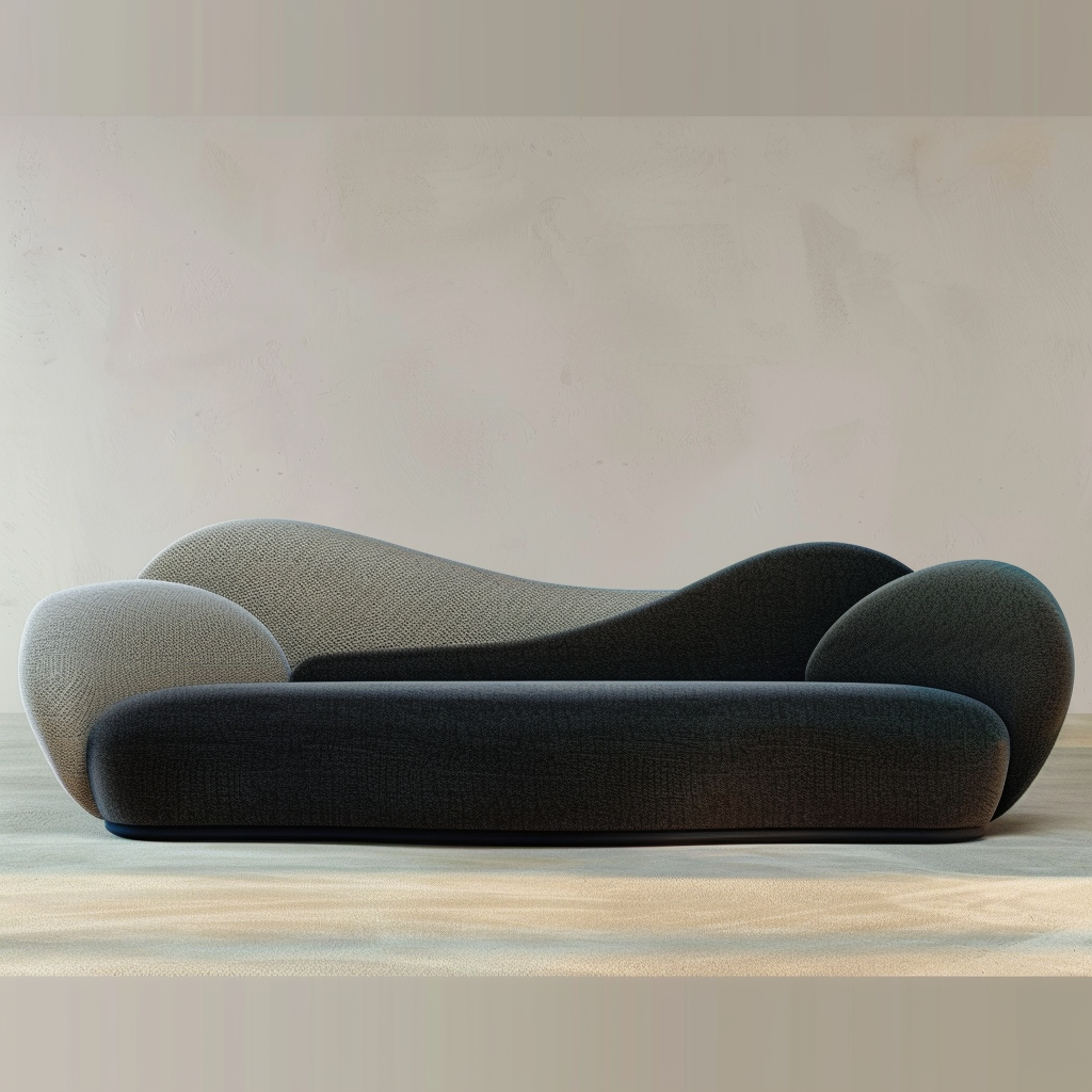 Begonia Grey & Navy Sofa