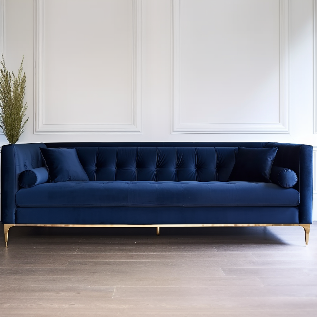 Opa Collection 3 Seater Deep Blue Sofa