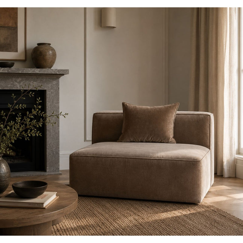 Lugano Velvet Arm Chair