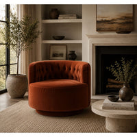 Marrakech Tufted Swivel Arm Chair