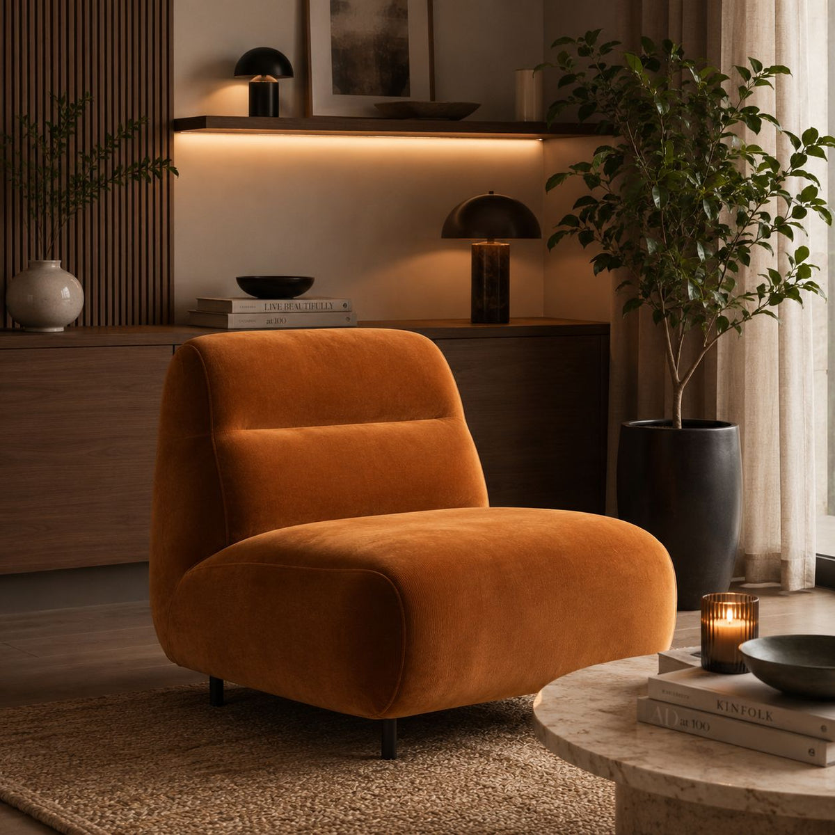Cordoba Chenille Arm Chair
