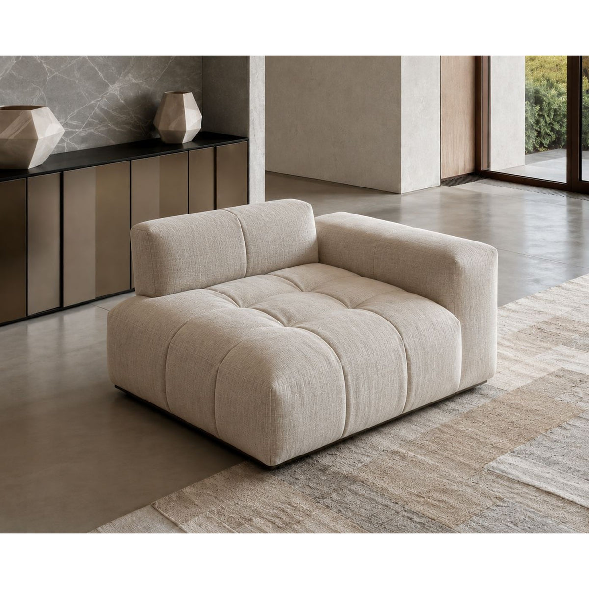 Capri Tufted Arm Chair