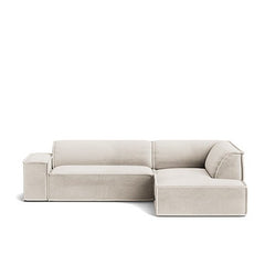 Maxi Velvet 3 Seater Corner Sofa