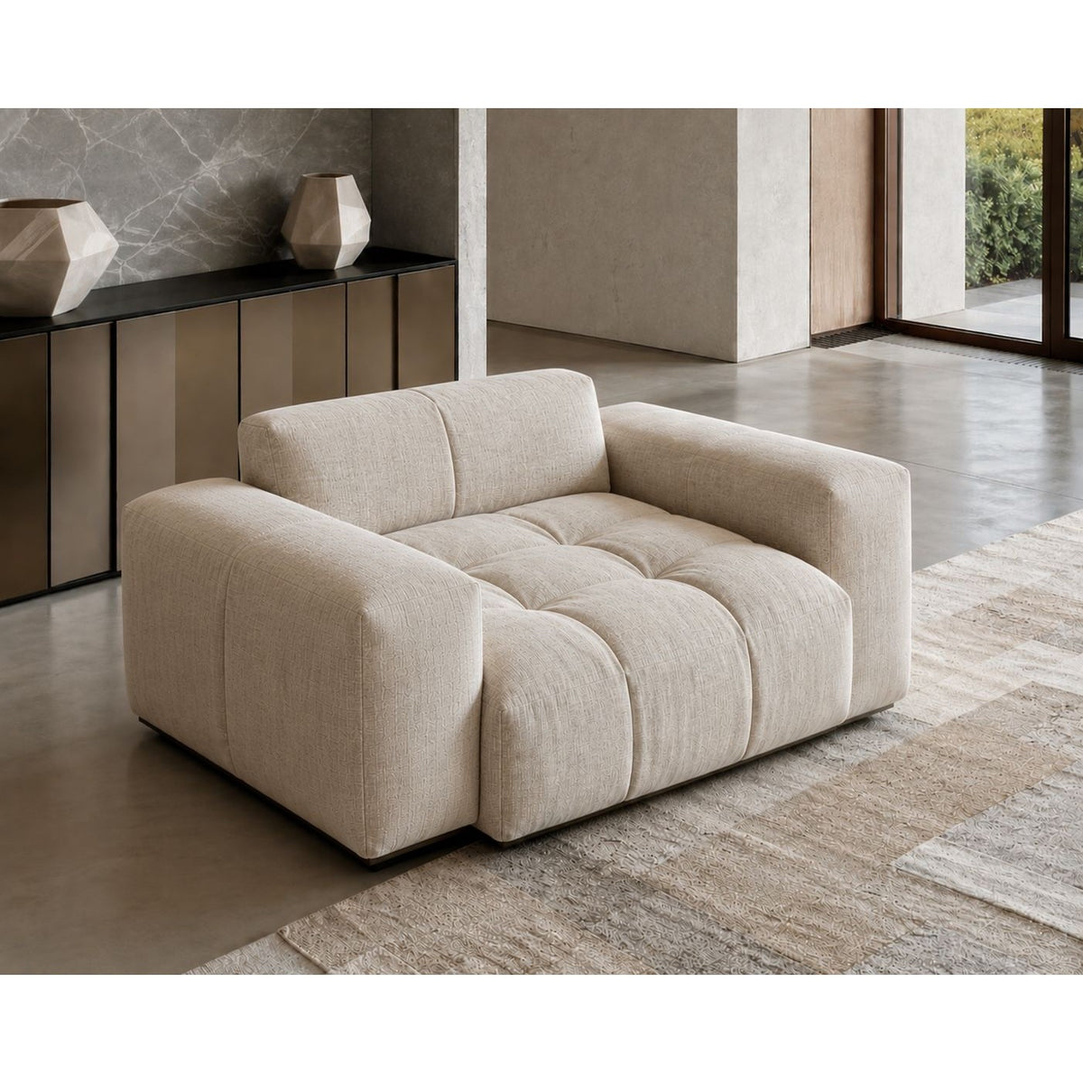Naxos Chenille Arm Chair