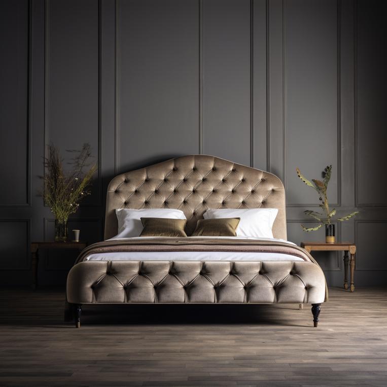 Vega Velvet Bed