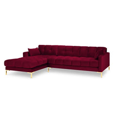Connaught Red Corner Sofa