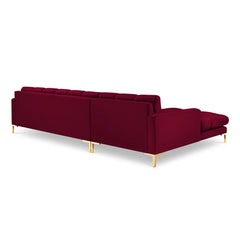 Connaught Red Corner Sofa