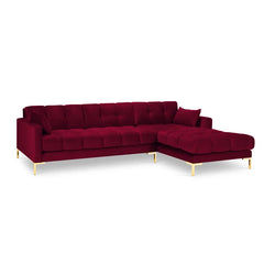 Connaught Red Corner Sofa