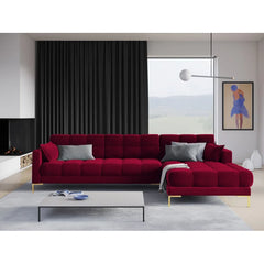 Connaught Red Corner Sofa