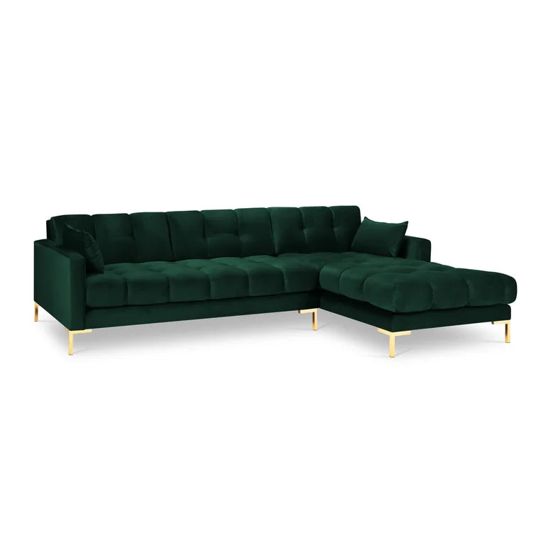 Connaught Green Corner Sofa