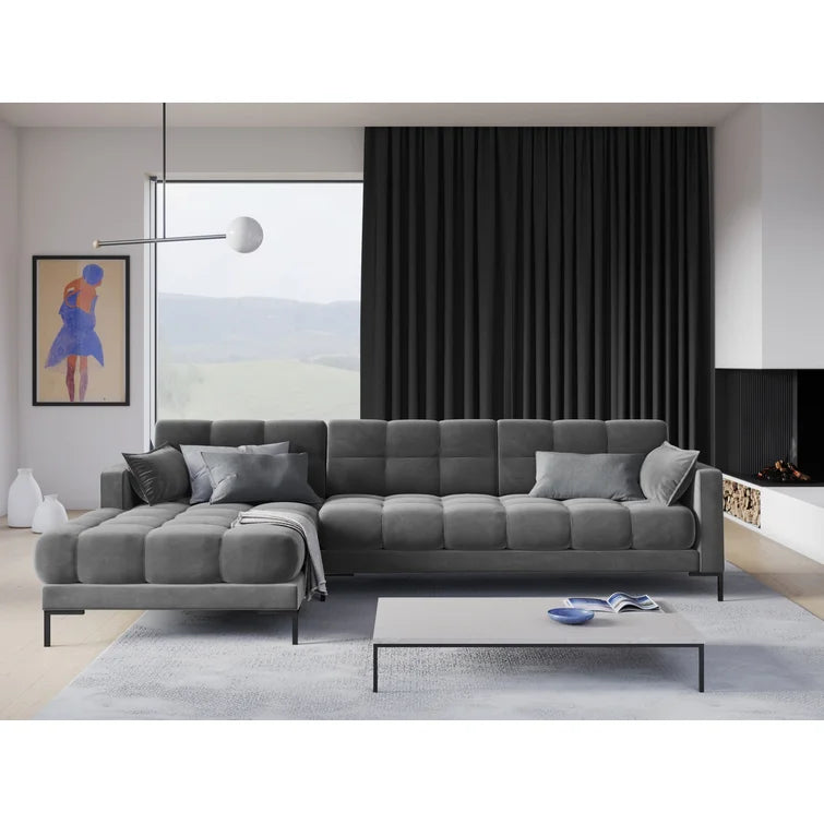 Connaught Grey Corner Sofa