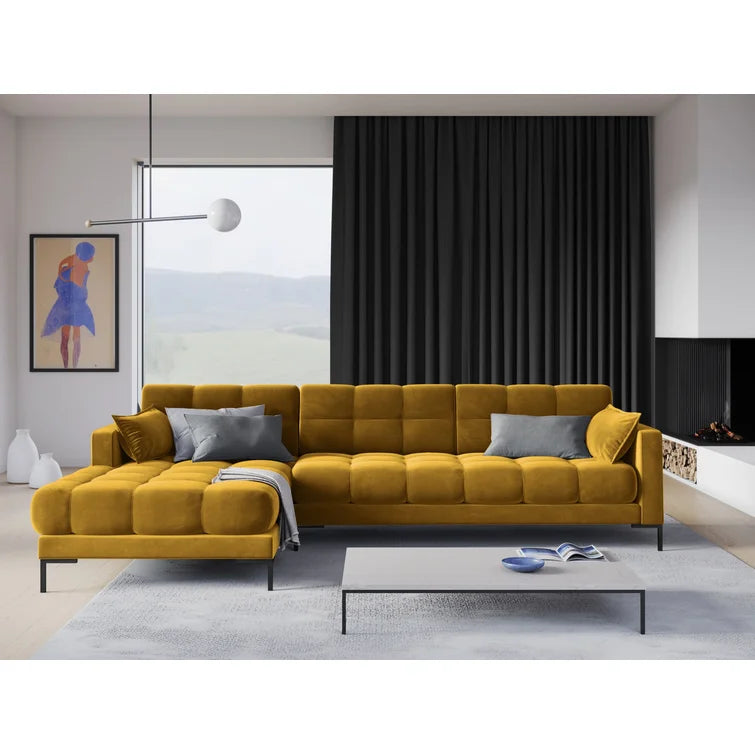 Connaught Mustard Corner Sofa