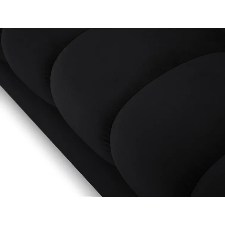 Connaught Black Corner Sofa