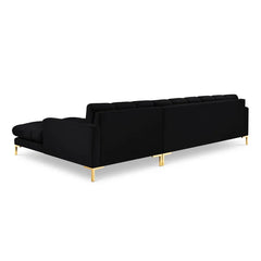 Connaught Black Corner Sofa