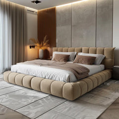 Strozzi Suede Bed