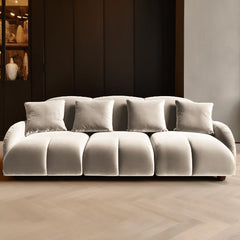 New York Modular 4 Seater Camel Sofa