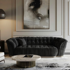 Melia Velvet Sofa