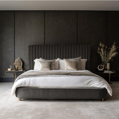 Lark Velvet Bed