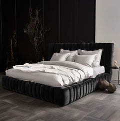 Wister Velvet Bed