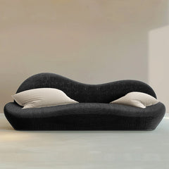 Flora Black &  Ivory Sofa