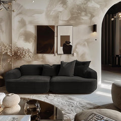 Rora Villy Oar Velvet Sofa