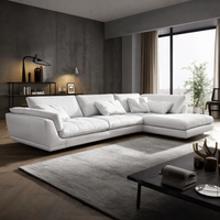 Ladbroke Corner Black Sofa