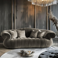 Aura Tul  Velvet Sofa