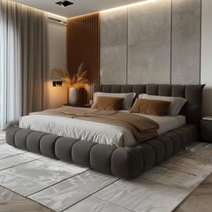 Strozzi Suede Bed