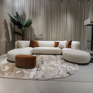 Aria Luxury Curved Sectional Sofa