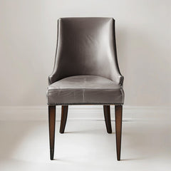 Leather High Back Dining Chair