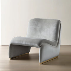 Kyoto Ivory Velvet Arm Chair