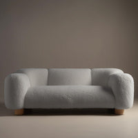 Himalayan Cedar 3 Seater Walnut Boucle Sofa