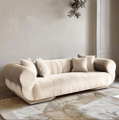 Saffron Velvet Sofa