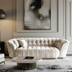 Melia Velvet Sofa