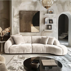 Rora Villy Cay Velvet Sofa