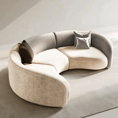 Novo Eli Two Tone Leather Sofa