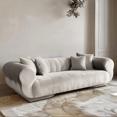 Saffron Velvet Sofa