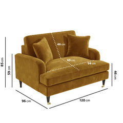 Veloura Mustard Sofa