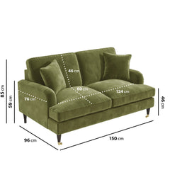 Veloura Olive Green Sofa