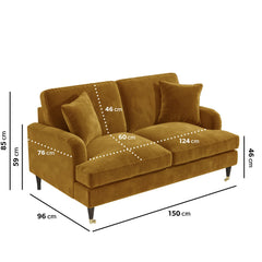 Veloura Mustard Sofa