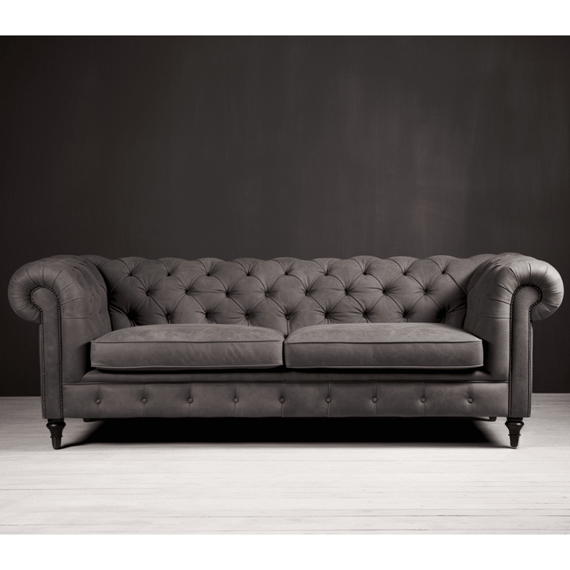 Oxford 3 Seater Grey Sofa