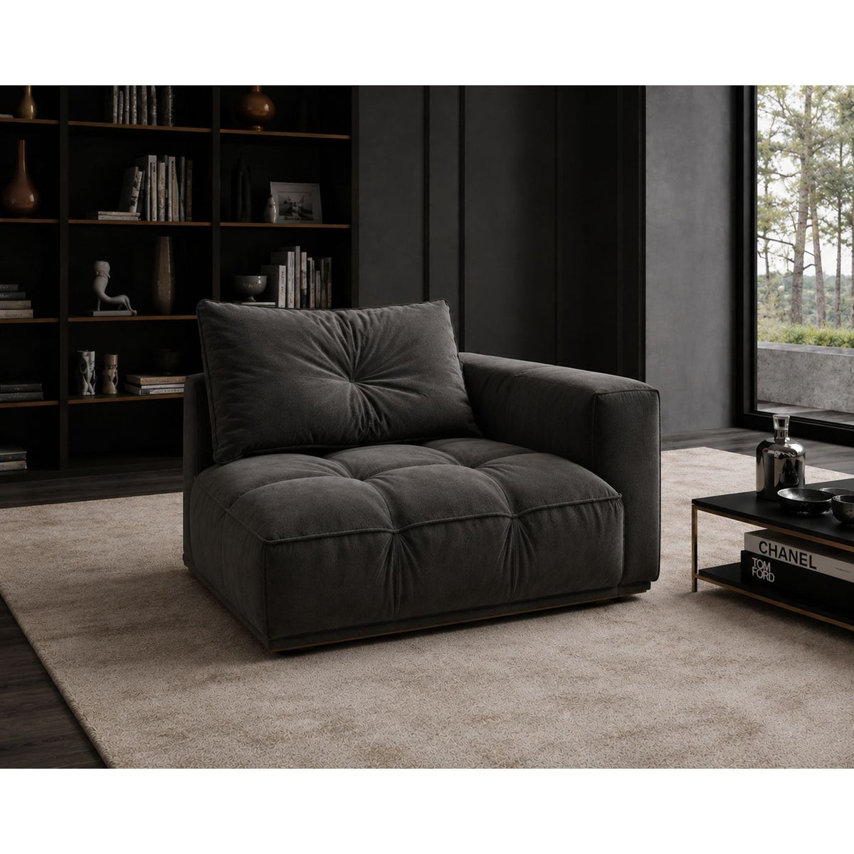 Verona Tufted Arm Chair