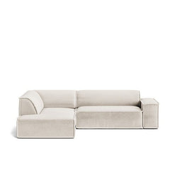 Maxi Velvet 3 Seater Corner Sofa