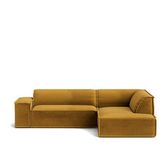 Maxi Velvet 3 Seater Corner Sofa