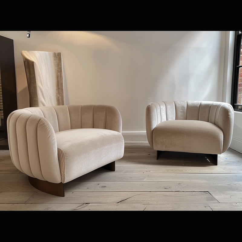 Amey Duo Arm Chair Set