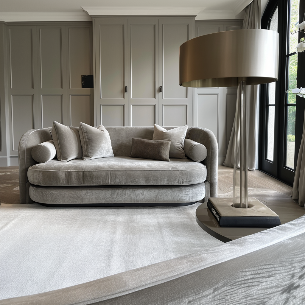 Aura Yew Velvet Sofa